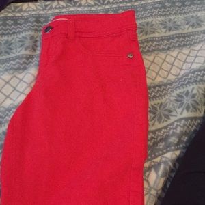 Red jeans